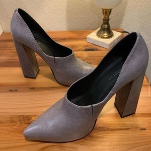 Jeffrey Campbell Jessday Grey Pointed Toe Heels
